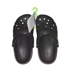 CROCS Youth Kids Black Slip-On Clogs NWT Size 12Y Streetwear Unisex